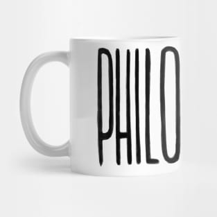 Philosopher, handwritten, Philosophy Mug